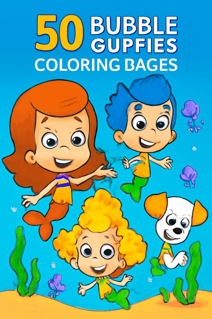 50 Bubble Guppies coloring pages