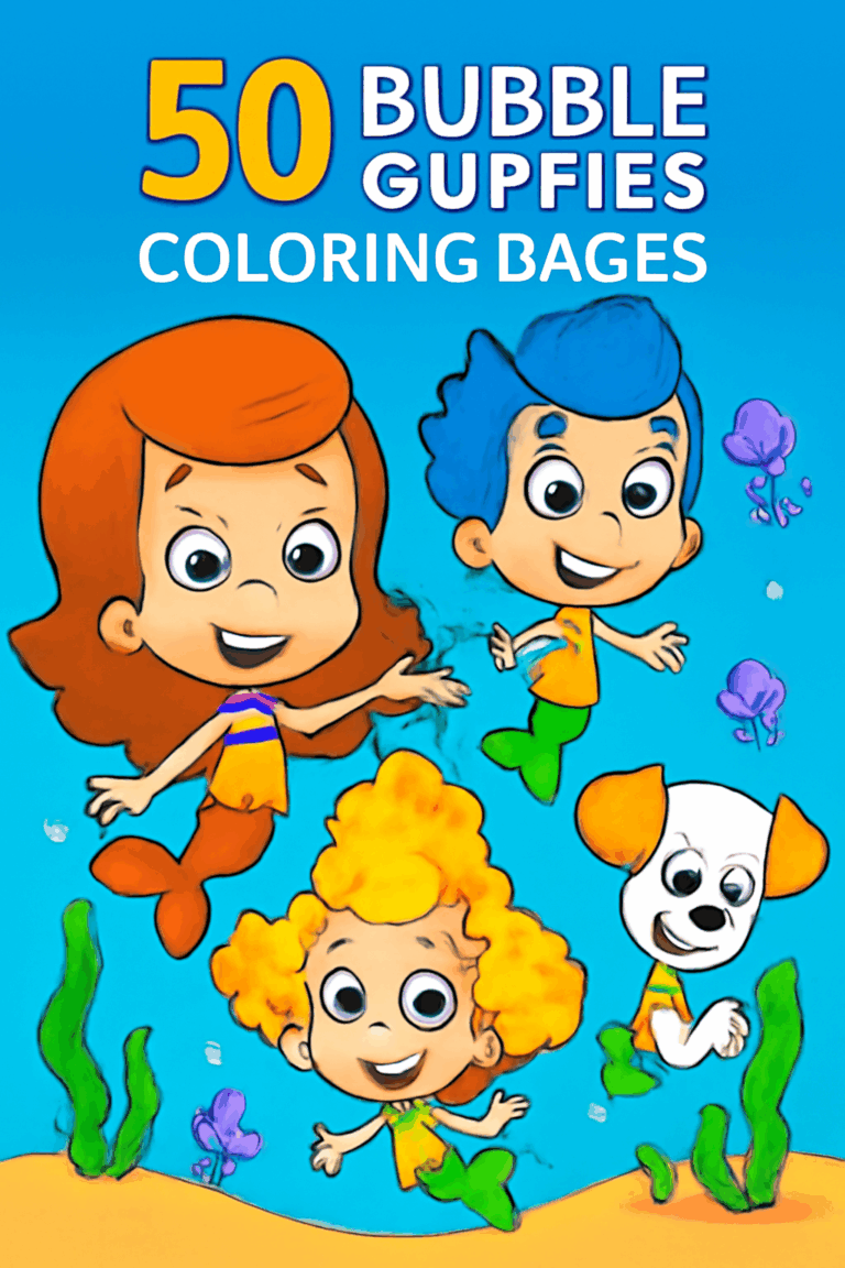 50 Bubble Guppies coloring pages