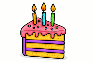 A Slice of Birthday cake