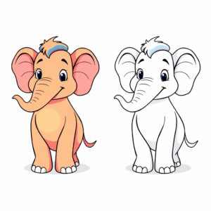 Elephant Coloring page-Colorumpus.com