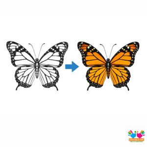 A bow that transforms into a butterfly.