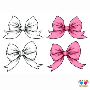 A collection of bows in various styles and sizes.