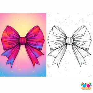 A magical bow glowing with sparkles and fairy dust.