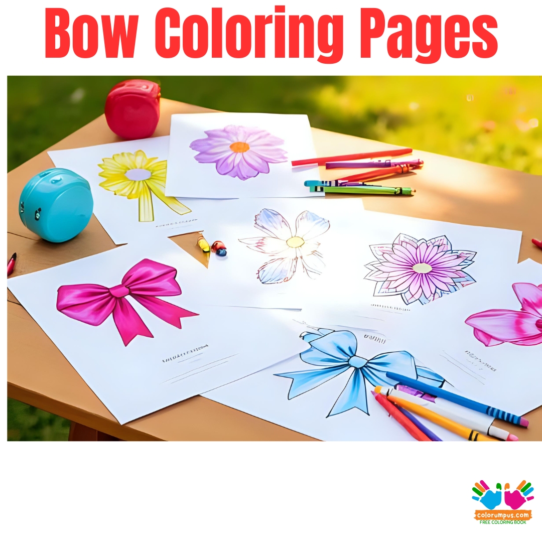 Bow Coloring pages