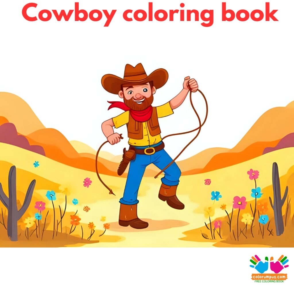 CowBoy Coloring Book